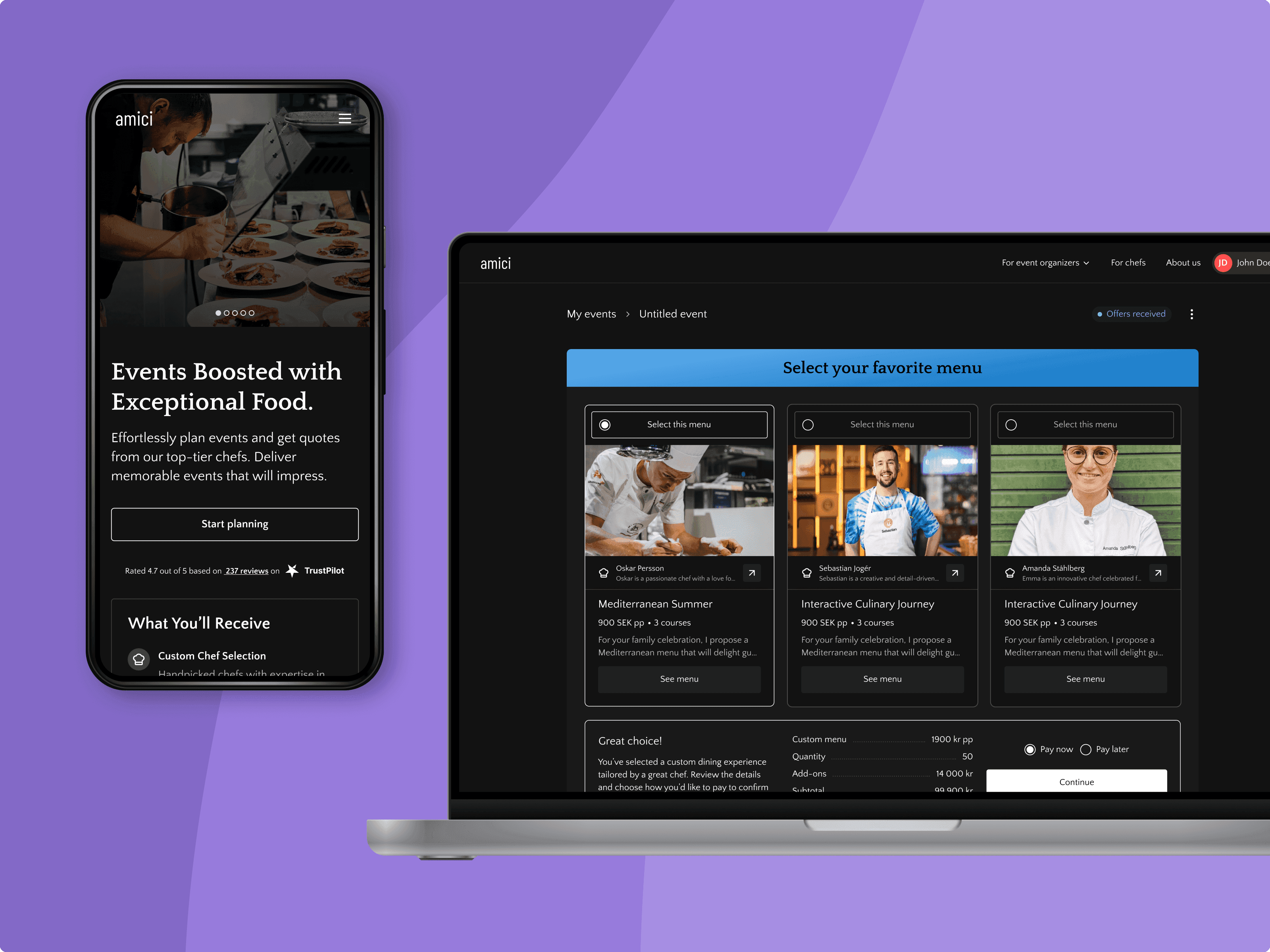 Leading Design at Food-tech Start-up