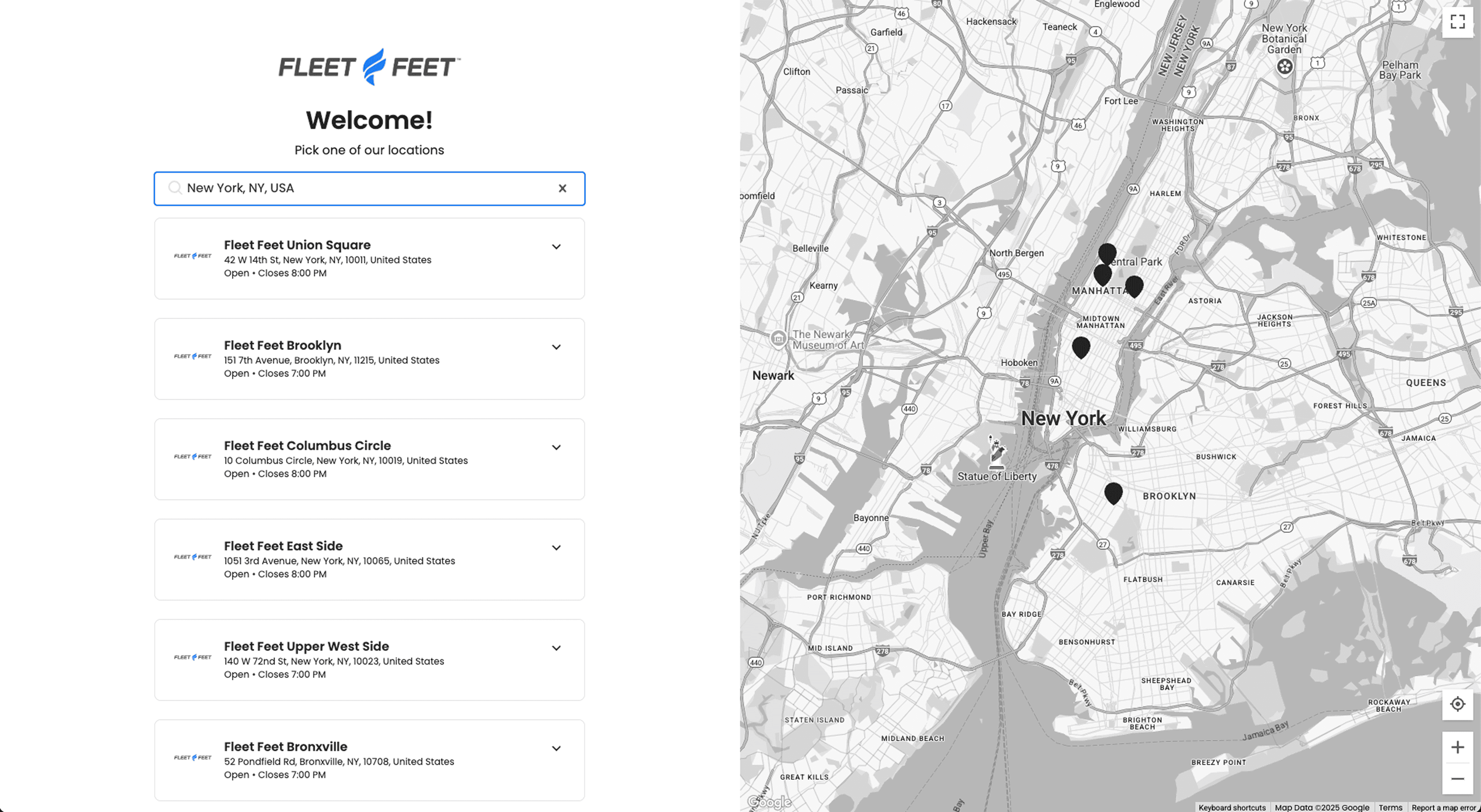Ex: Store finder - Configured by a client