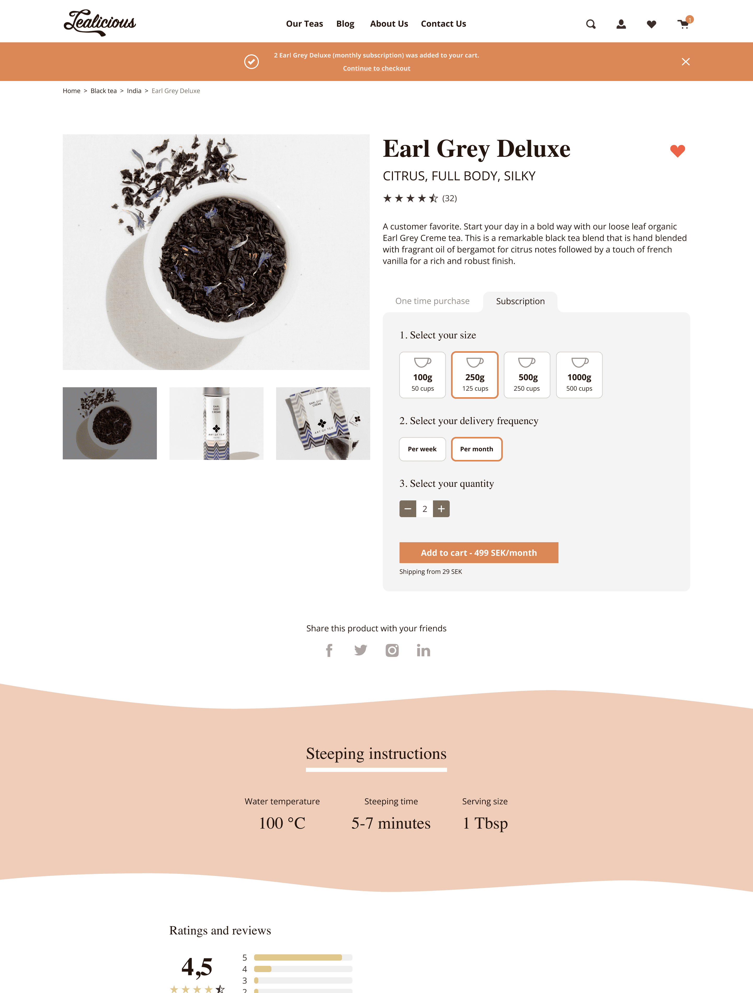 Details page