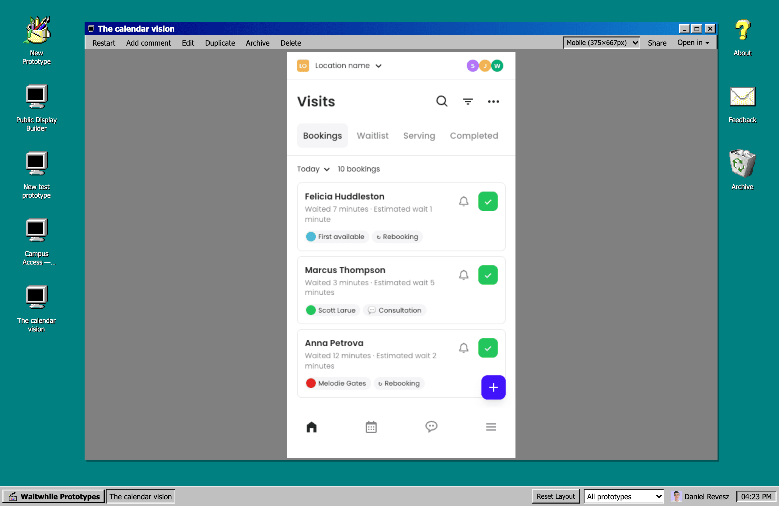 Device preview, mobile